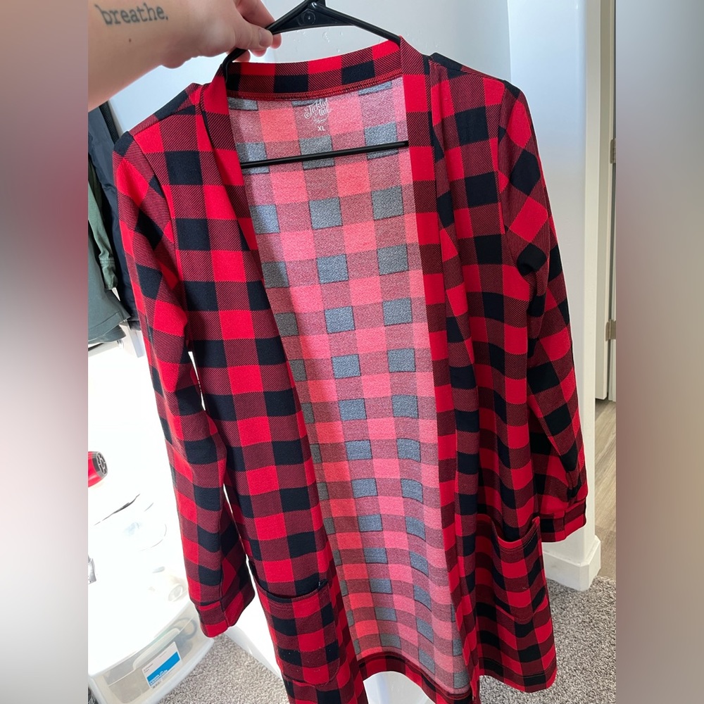 Tickled teal sweater